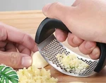 Garlic Ginger Press Hand Held Grinding Slicer Stainless Steel. Fixed Price $6.99.