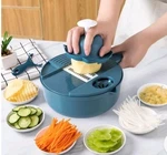Kitchen Multi Functional Blue Food Slicer Set W/ Peeler, Grater, Easy Clean. Fixed Price $12.59.
