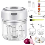 Electric Mini Garlic Chopper & Food Processor With Spoon Brush - 2 Cup Port.... Fixed Price $46.25.