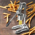 Manual Long French Fries Squeezer Potato Strip Maker 6X6MM Hole 11.8". Fixed Price $126.90.