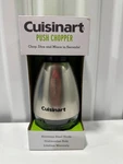 Cuisinart Push Chopper Stainless Steel Blade Dishwasher Safe CTG-00-SCHP Food. Fixed Price $19.00.