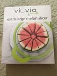 New Watermelon Extra Large Cutter : Stainless Steel Fruit Slicer Kitchen Handles. Fixed Price $25.99.