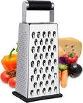 Kaishun Cheese Grater Stainless Steel 4 Sided Box Vegetable Slicer. Fixed Price $15.99.