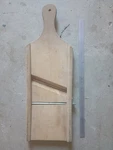 Vintage Wooden Vegetable Slicer Kitchen, Restaurant Mandolin Cabbage Slaw. Fixed Price $9.99.