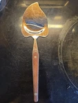 Vtg Mcm Cheese Plane Slicer Knife Wood Handle Stainless Steel Charcuterie Board. Fixed Price $6.75.