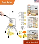 Multipurpose Stainless Steel French Fry Cutter & Dicer For Restaurant Home Use. Fixed Price $130.11.
