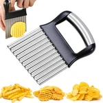 Fantexy Crinkle Cutter For Veggies, Stainless Steel French Fry Black. Fixed Price $15.83.