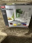 Oxo Softworks Spiralizer 3 Blades Counter Top Vegetable Noodle Maker White Green. Fixed Price $16.99.