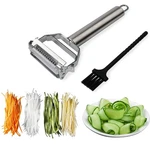 Sunkuka Julienne Peeler Stainless Steel Cutter Slicer With Cleaning Brush Pro.... Fixed Price $23.99.