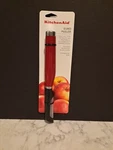 Kitchenaid Empire Red Euro Peeler Gloss Finish With Easy Grip Handle. Fixed Price $13.99.