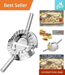 3.25 Inch Stainless Steel Empanada Press - Easy Dumpling Maker For Home Chefs. Fixed Price $22.99.