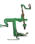 Green Metal Manual Hand-crank Apple Peeler Corer For Fruit Single Item Adult. Fixed Price $25.00.