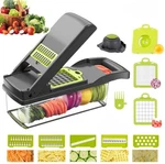 Vegetable Chopper Onion Dicer Peeler Food Slicer With Container. Fixed Price $18.98.