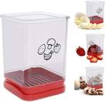 Fruit Slicer Cup, Speed Cutter For Strawberry Banana Grape Egg, Stainless Steel. Fixed Price $13.22.
