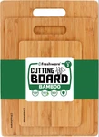 Organic Bamboo Cutting Set Of 3, Wooden For Kitchen Tool.. Fixed Price $22.22.