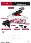 Vegetable Chopper - Stainless Steel Blades (fullstar). Fixed Price $35.00.