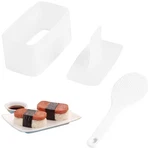 Ayccnh Pack Non Stick Musubi Maker Press With Small Rice Paddle, 1, White. Fixed Price $9.99.