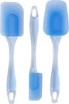 Wilton Easy Flex Silicone Spatula Set Your Versatile Tools 3-PIECE, Blue. Fixed Price $26.89.