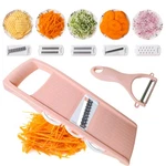 Nbguigdstr Mandoline Slicer For Kitchen 7-IN-1 Food Large, Pink. Fixed Price $16.99.