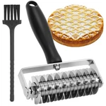 Ecavria Pastry Lattice Roller Cutter, Premium Stainless Steel Dough C.... Fixed Price $23.73.