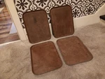 Vintage Lot Of 4 Cafeteria Boltabilt Brown Lunch Serving Old #2. Fixed Price $39.99.