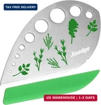 Stripper, Jiaedge Green 9 Holes Stainless Steel Kitchen Leaf Strippin. Fixed Price $12.48.