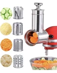 Favorkit Stainless Steel Slicer Shredder Attachment For Kitchenaid Mixers Lar.... Fixed Price $34.99.