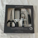 Williams-sonoma Prep Tool Set Shears Grater Garlic Press Peeler Dishwasher Safe. Fixed Price $52.00.