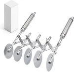 5-WHEEL Professional Pastry Cutter Stainless Steel Pizza & Dough Tool,.... Fixed Price $21.82.
