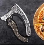 Pizza Cutter Axe High Carbon Steel With Ashwood Handle Kitchen Accessories. Fixed Price $94.25.