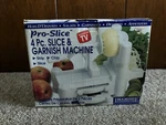 Progressive Pro-slice 4 Piece & Garnish Machine Open Box. Fixed Price $12.22.