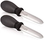 Oyster Shucking Knife 2-PACK 3.5 Heavy Duty 420 Stainless Steel Shucker Se.... Fixed Price $20.64.