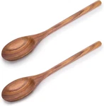 Haksen 2PCS Wooden Cooking Spoons, Kitchen Brown. Fixed Price $15.67.