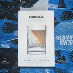 Corkcicle Whiskey Wedge Glass With Silicone Ice Mold Drinking (b). Fixed Price $9.99.