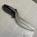 Clever Cutter Stainless Steel 2-IN-1 Knife/scissors Kitchen Food Chopper. Fixed Price $6.00.