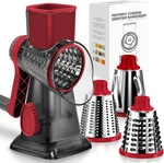 Keouke Rotary Cheese Grater Hand Crank Transparent - Shredder Slicer Grinder 3. Fixed Price $53.17.