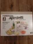 Farberware Spiraletti Fruit & Vegetable Slicer 3 Cutting Blades. Fixed Price $13.99.