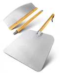 Pizza Cutter Rocker Style & Peel Set - 14" Large Metal Slicer Sha.... Fixed Price $47.52.