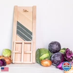Raw Rutes -traditional Wooden Cabbage Shredder Slicer Hand Guard For Finely Cut. Fixed Price $179.20.