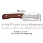 1 Pc Stainless Steel Vegetable Peeler Wooden Handle Fruit Potato Slicer Kitchen. Fixed Price $7.99.