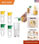 Compact Citrus Juicer Set Bpa-free Lemon & Lime Squeezer For Travel And Home. Fixed Price $14.99.