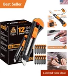 12-PACK Utility Knife With 18MM Razor-sharp Blades Perfect For Home And Office. Fixed Price $13.49.