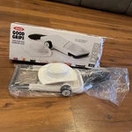 Large Oxo Good Grips Stainless Steel Adjustable Handheld Mandoline Slicer New. Fixed Price $28.99.