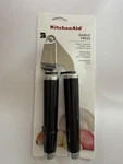 New Garlic Press By Kitchenaid Black Handle Free Shipping. Fixed Price $21.99.