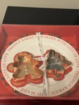 C. R. Gibson Ceramic Plate And Two Stainless Steel Cookie Cutters Gift Set. New. Fixed Price $16.00.