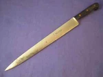 Harold Leonard Carbon Steel 12.5 Inch Semi Flexible Slicer Knife. Fixed Price $124.95.