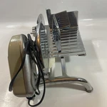 Rival Electric Food Slicer Model 1101E/4 125W 120V Tested Works Stainless Steel. Fixed Price $40.00.