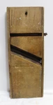 Antique Primitive 16" Tucker Dorsey Wooden Kraut Cutter Cabbage Meat Slicer. Fixed Price $19.00.
