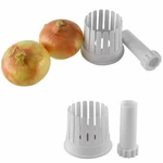 Home-x Onion Slicer Kitchen Gadget Cutter Tool, Plastic, White- Lot Of 2. Fixed Price $5.75.