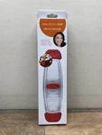 Rachael Ray Stainless Steel Multi-grater With Silicone Handles, Red. Fixed Price $18.00.